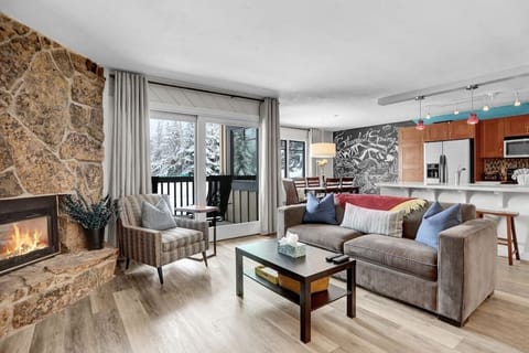 Living Room with Gas Fireplace