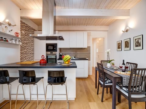 Apartment | Private kitchen | Electric kettle, toaster, highchair