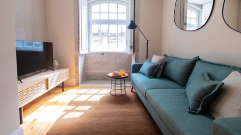 Stylish living room with a sofa bed for 2 #comfortable