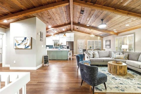 Kick back and unwind in our cozy and inviting living room.