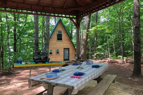 Outdoor cooking and dining:  Good food. Fresh air. No distractions.