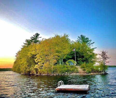 Loon Point — glamping made easy.  Clothes, food, and a sense of adventure Is all that's required.