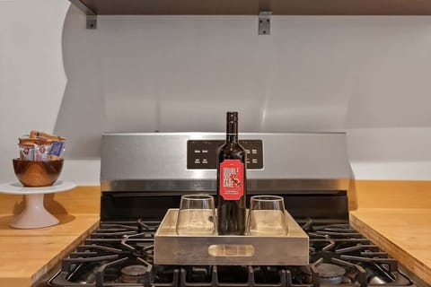 Modern Kitchen with Stainless Steel Appliances