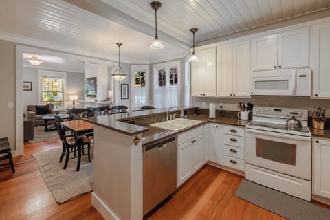 Still be part of the conversation while cooking in the open-concept kitchen