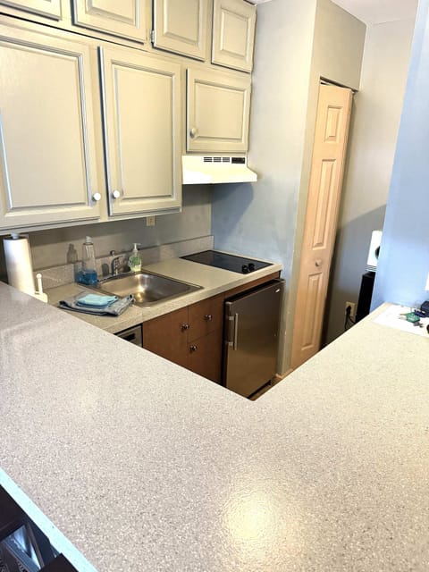 Brand New Countertops Fridge, Dishwasher, plus all your needed extras like stovetop, Microwave, air fryer,toaster, etc, etc, etc!