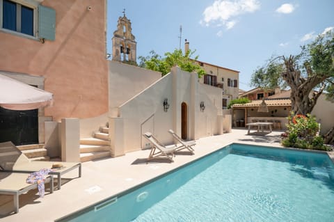 Pool and sun loungers