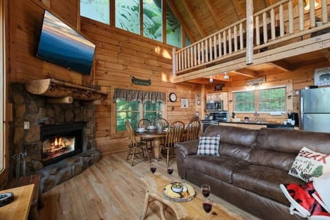 Magic Mountain's cozy living area