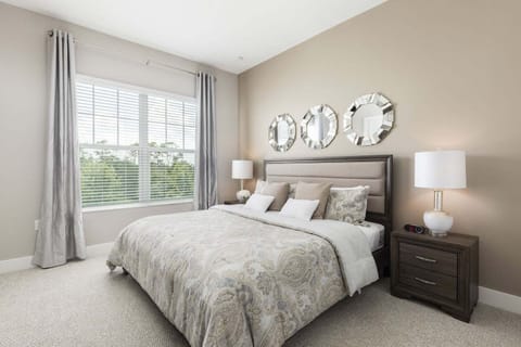 Rest in our High Quality beds, right after a long day in the parks! (which are really close to our home!)