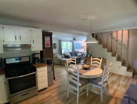 Open concept throughout the lower level, creates great conversation flow.