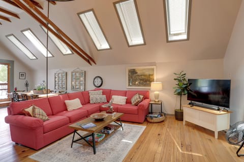 Bemus Point Vacation Rental | Studio | 1BA | 2 Flights of Stairs to Enter