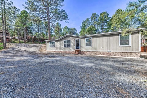 Ruidoso Vacation Rental | 4BR | 2BA | 1,500 Sq Ft | Stairs Required to Enter