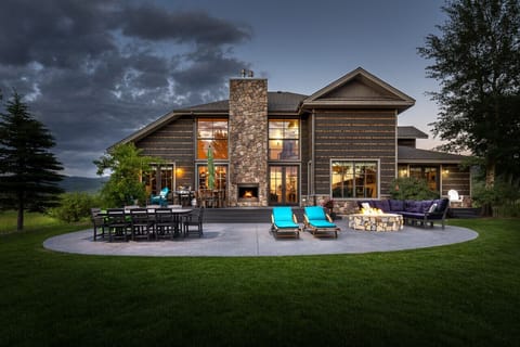 View of home from backyard