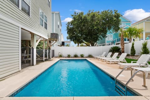 Dive into your private oasis with crystal-clear waters and plenty of poolside loungers for soaking up the sunshine.