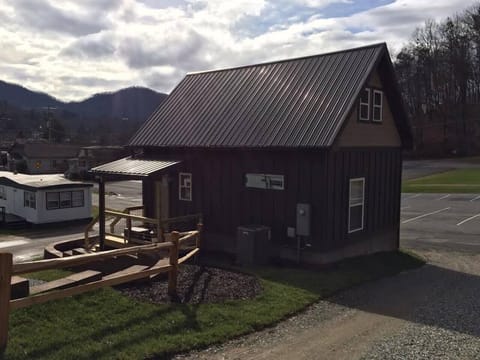 Looking from back of home to Mountains over Downtown Bryson City