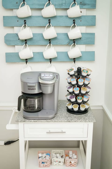 Complimentary coffee bar