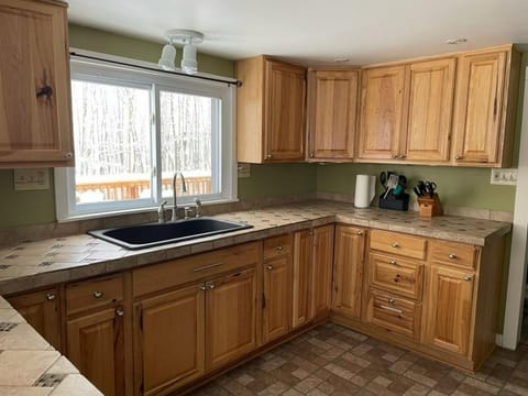 Cook like a pro in our fully stocked kitchen, 