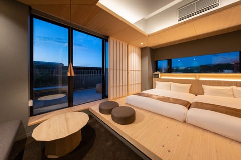 Twin Room, Non Smoking (with Terrace) | In-room safe, iron/ironing board, free WiFi, bed sheets