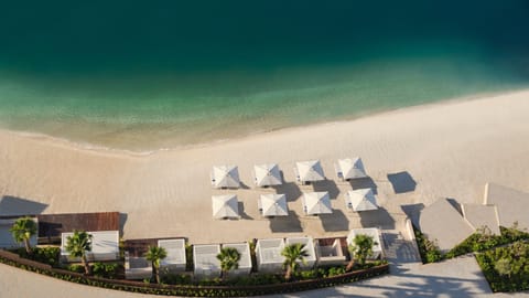 Private beach, white sand