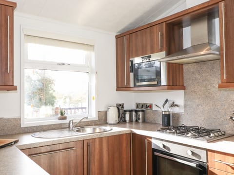 Fridge, dishwasher, electric kettle, toaster