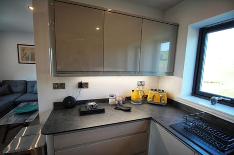 Cottage | Private kitchen | Fridge, dishwasher, electric kettle, cookware/dishes/utensils