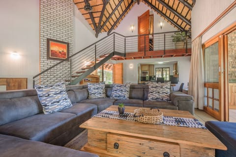Family Chalet | Living area | 40-inch Smart TV with satellite channels, TV