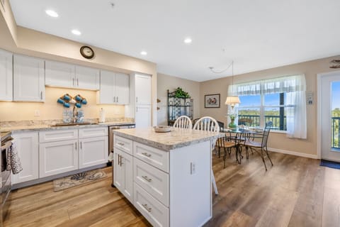 Brand new kitchen with updated appliances and everything you need to cook while you are here