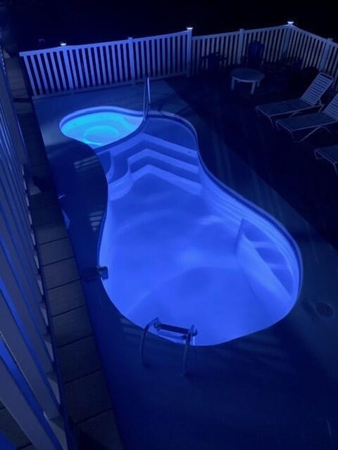 Pool is open year round! Message for winter pool heating
