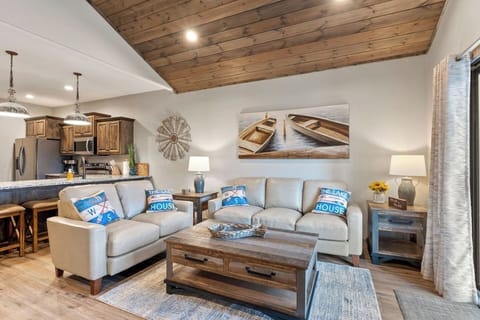 Open concept living room so no one is left out of the conversation.