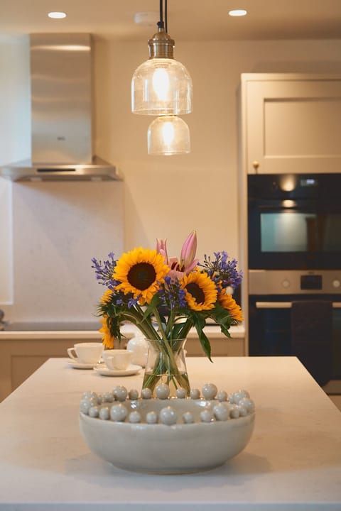 Flowers in kitchen