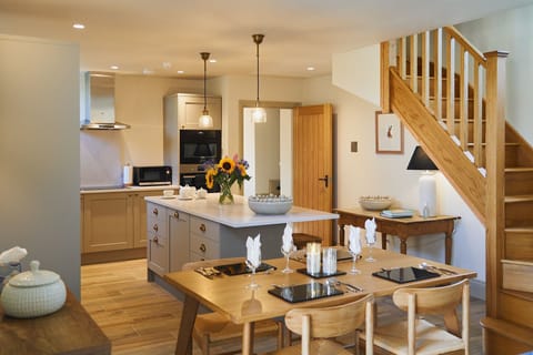 Dining area and kitchen