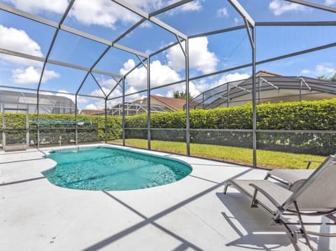 private pool, deck . not over looked