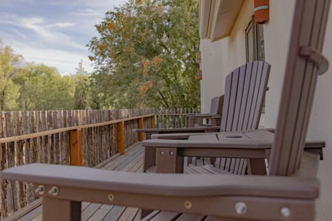 Various places to sit and enjoy the mountain air.