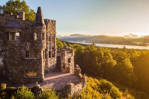 Highlands Castle overlooking majestic Lake George