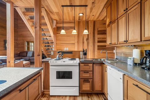 Kitchen is outfitted w/ Electric Range