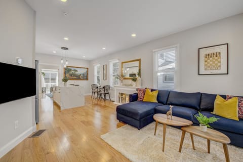 Enjoy the open concept space while living in the center of town. 