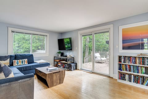 Hampton Bays Vacation Rental | 3BR | 2BA | Stairs Required | 1,108 Sq Ft