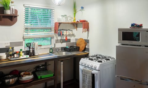 Romantic Cabin, 1 King Bed, Balcony, Garden View | Pillowtop beds, individually decorated, individually furnished