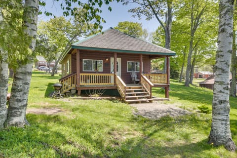 Rangeley Vacation Rental | 2BR | 1BA | 704 Sq Ft | 5 Steps to Access