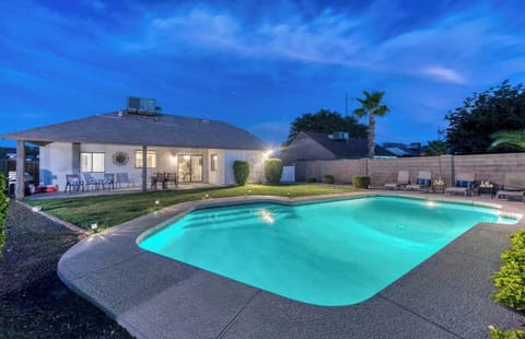 Large Heated Swimming Pool