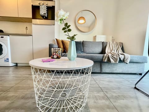 Apartment, 1 Bedroom | Living room | 45-inch flat-screen TV with digital channels