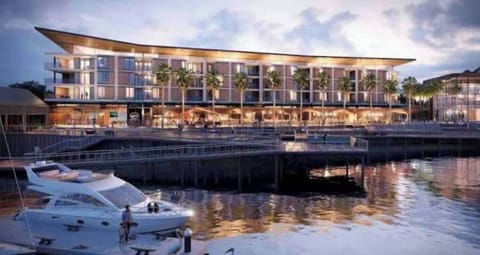 Aqua apartment building over looking the world class Shell Cove Marina 