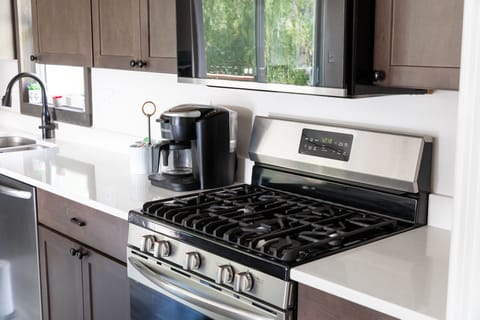 Fully stocked kitchen