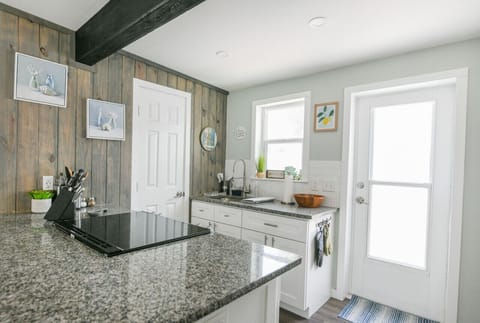 Kitchen - Stovetop, Sink, Refrigerator