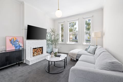 Living room for relaxing after a day enjoying all Melbourne has to offer