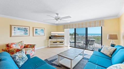 Bright and airy living room with ocean views—perfect for unwinding and enjoying the coastal breeze.