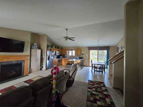 Living room, Kitchen and Dining Room