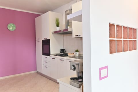 Basic Apartment | Private kitchen | Full-size fridge, microwave, oven, stovetop