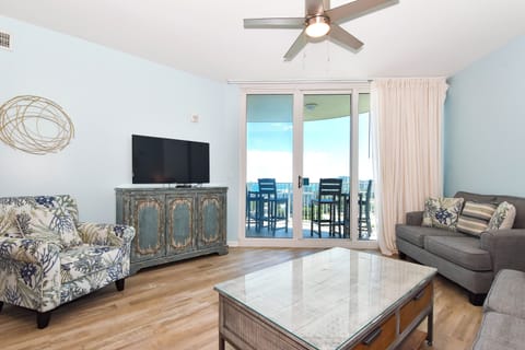The Palms of Destin 21214 - Living Area with Private Balcony