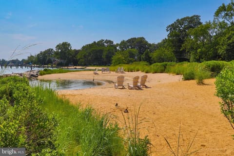 Private community beach