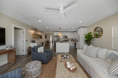 Seamless open-concept flow throughout the home